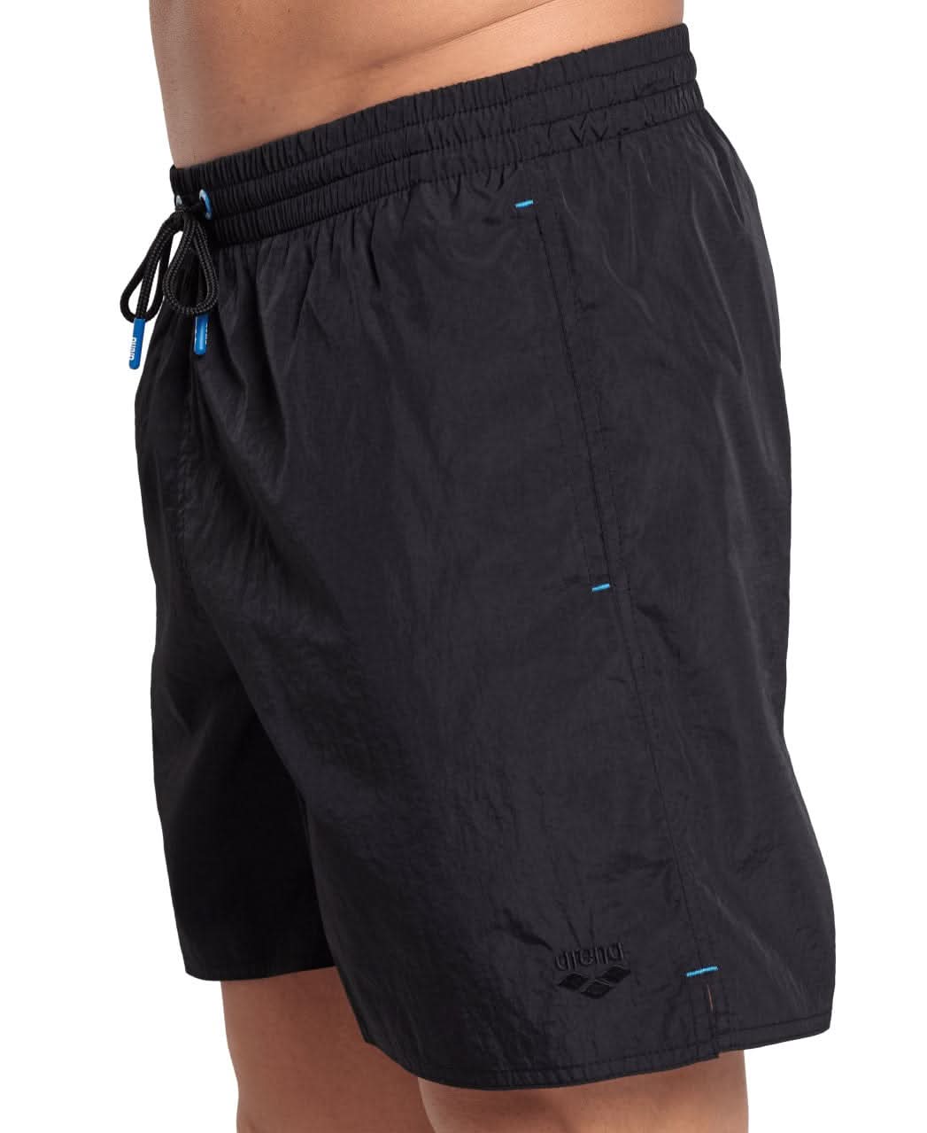 Swim Trunks Arena Beach Boxer Solid - Black