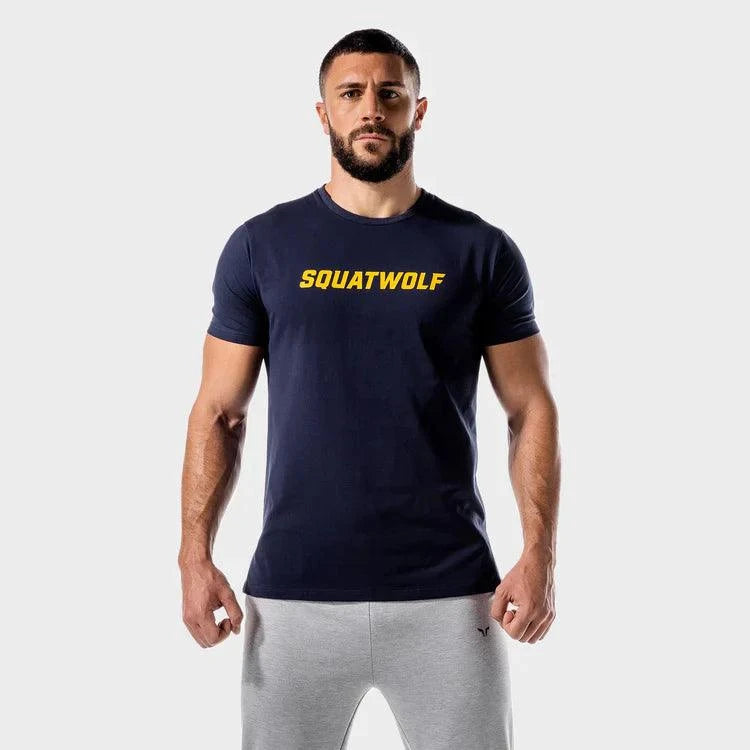 Bolir - bolur - stuttermabolir - íþróttabolir - æfingabolir - íþróttaföt - íþróttafatnaður - karlar - herra - æfingaföt - æfingafatnaður - SQUATWOLF - íþróttavöruverslun - Ludus.is - ræktarföt
