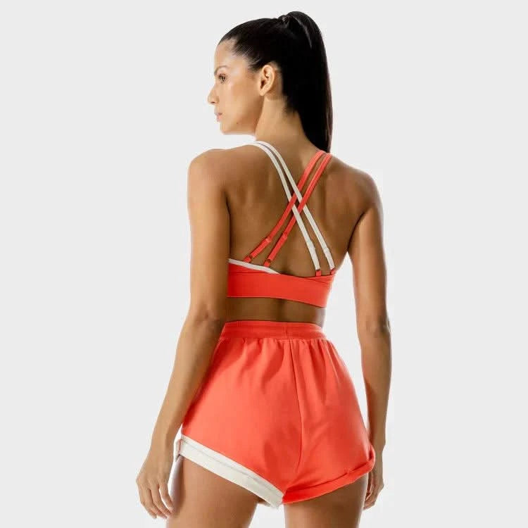 íþróttatoppur - íþróttatoppar - Æfingatoppar - æfingatoppur - konur - SquatWolf - Æfingafatnaður- æfingaföt - Lab 360° Wrap íþróttatoppur- íþróttaföt - íþróttafatnaður - World - Class - íþróttavöruverslun - Ludus.is