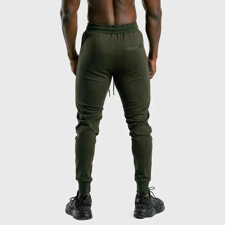 Joggingbuxur - herra - karlar - íþróttaföt - íþróttafatnaður - æfingaföt - æfingafatnaður - ræktarföt - ræktarfatnaður - world - class - SQUATWOLF - íþróttavöruverslun - Ludus.is - grænar - olive