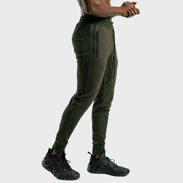 Joggingbuxur - herra - karlar - íþróttaföt - íþróttafatnaður - æfingaföt - æfingafatnaður - ræktarföt - ræktarfatnaður - world - class - SQUATWOLF - íþróttavöruverslun - Ludus.is - grænar - olive