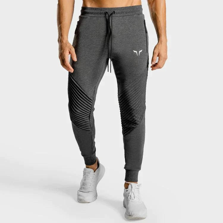 Ribbed grey joggers shop