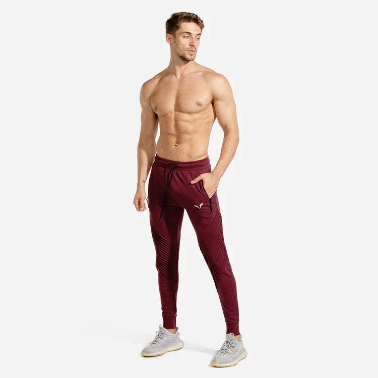 SQUATWOLF - Joggingbuxur - íþróttaföt - herra - karlar - íþróttafatnaður - æfingaföt - æfingafatnaður - ræktarföt - ræktarfatnaður - world - class - rauðar - Ludus.is
