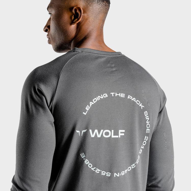 Langermabolur - langermabolir - karlar - herra - íþróttaföt - íþróttafatnaður - æfingaföt - æfingafatnaður - ræktarföt - SQUATWOLF - SQUAT - WOLF - íþróttavöruverslun - Ludus.is - vefverslun - Luxe - hvítur - Afþreyingarföt - Afþreyingarfatnaður