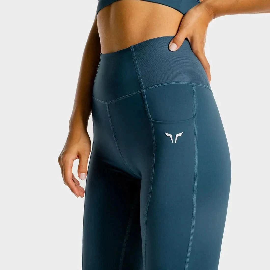 Leggings - íþróttaföt - konur - Æfingaföt - íþróttafatnaður - æfingafatnaður - Squatwolf - Core - uppháar - leggings - Core - Leggings - háar - í - mittið - íþróttavöruverslun - Ludus.is