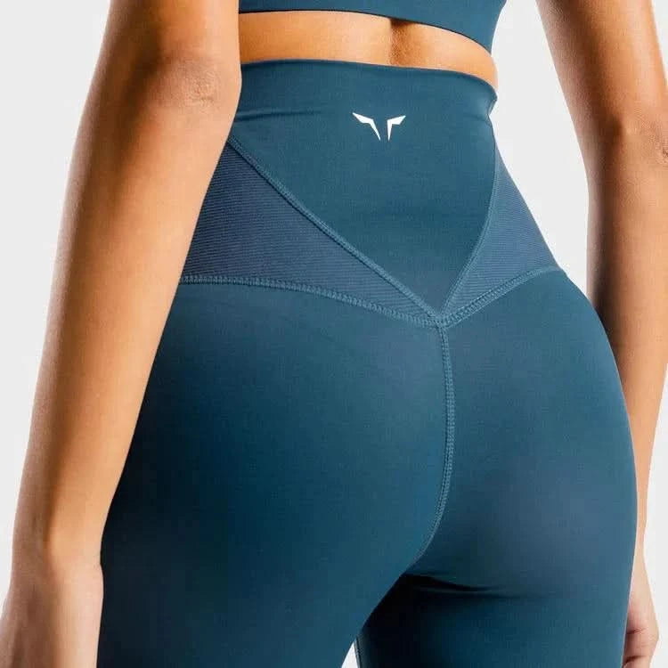 Leggings-konur-leggings-uppháar-í-mittið-íþróttaföt-íþróttafatnaður-æfingaföt-æfingafatnaður-ræktarföt- bleikar - leggings - SQUATWOLF - Ludus.is - íþróttavöruverslun