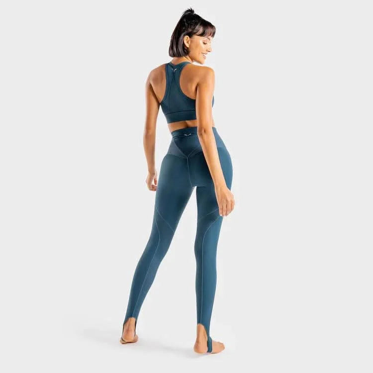 Leggings-konur-leggings-uppháar-í-mittið-íþróttaföt-íþróttafatnaður-æfingaföt-æfingafatnaður-ræktarföt- bleikar - leggings - SQUATWOLF - Ludus.is - íþróttavöruverslun