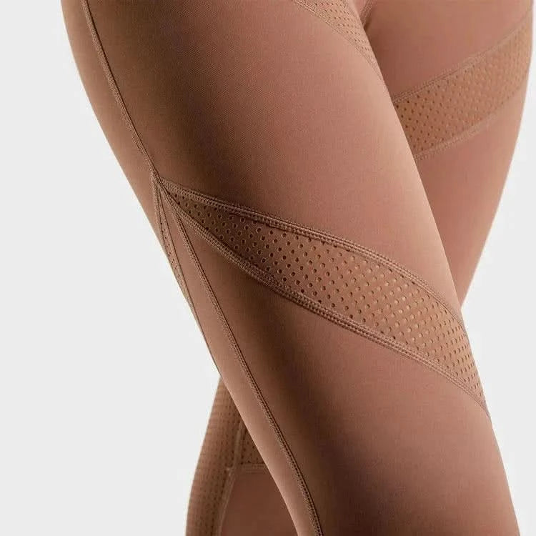 Leggings-konur-leggings-uppháar-í-mittið-íþróttaföt-íþróttafatnaður-æfingaföt-æfingafatnaður-ræktarföt- bleikar - leggings - SQUATWOLF - Ludus.is - íþróttavöruverslun