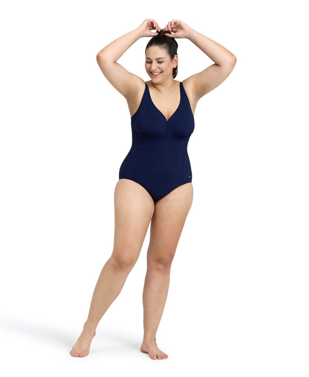 Plus-Size-Sundbolur-sundfatnaður -Arena-sundbolir - sundföt - sundffataverslun - svartur - Manuela - íþróttavöruverslun - Ludus.is - swimwear - Reykjavík - ísland - Iceland
