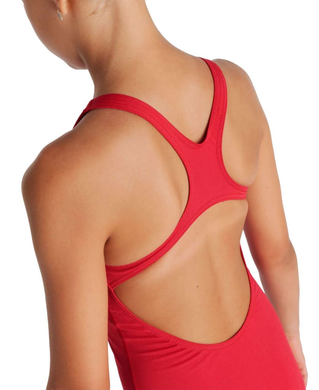 Arena - sundbolur - rauður - sundbolir - stelpur - stúlkur - börn - sundföt - sundfatnaður - sundffataverslun - Solid - Pro - íþróttavöruverslun - Ludus.is - swimwear - Reykjavík - ísland - Iceland