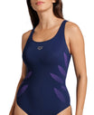 One Piece Swimsuit Arena Shapewear Milena C Cup Wing Back - Navy