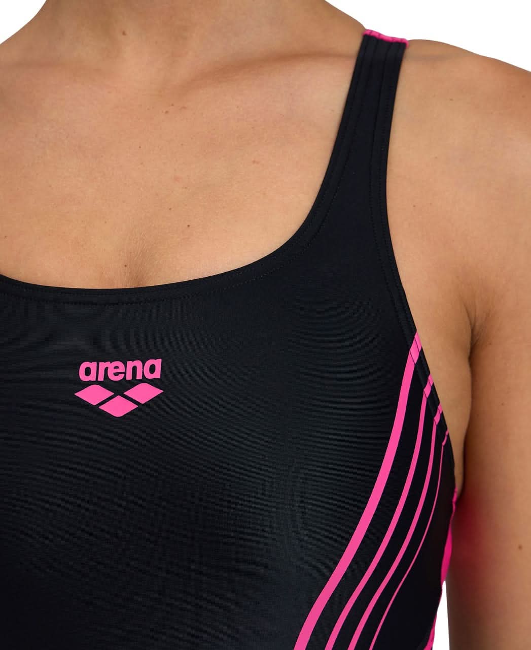 sundbolir-með-skálmum-Sundbolur-Arena-sundföt-sundfatnaður-svartur-bleikur-Kaori-sundfataverslun-íþróttavöruverslun-svartur-Ludus.is-swimwear-Reykjavik-Ísland