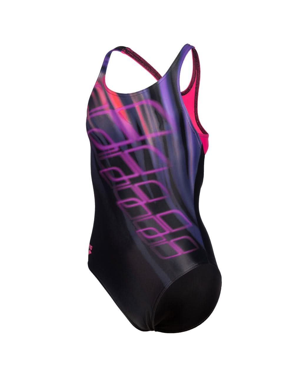 Sundbolir-barna-börn-sundbolur-sundföt-sundfatnaður-Arena-svartur-stelpur-stúlkur-sundffataverslun-Shading-íþróttavöruverslun-Ludus.is-swimwear-Reykjavík-ísland