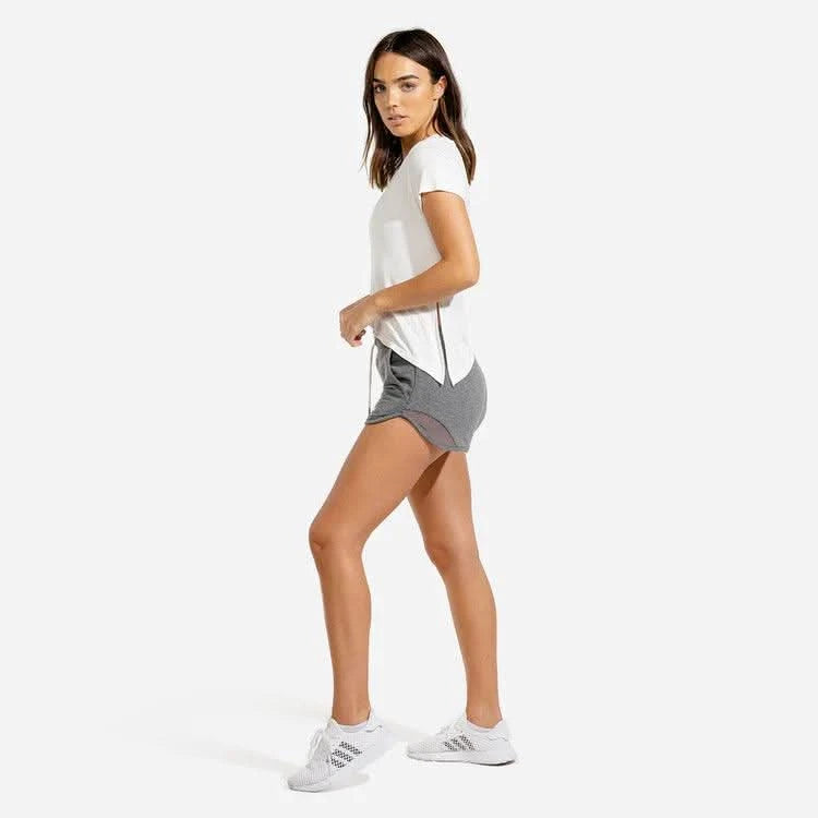 Bolir - bolur - jóga - stuttermabolir - íþróttabolir - æfingabolir - íþróttaföt - íþróttafatnaður - konur - kvenna - dömur - æfingaföt - æfingafatnaður - SQUATWOLF - Ludus.is - ræktarföt