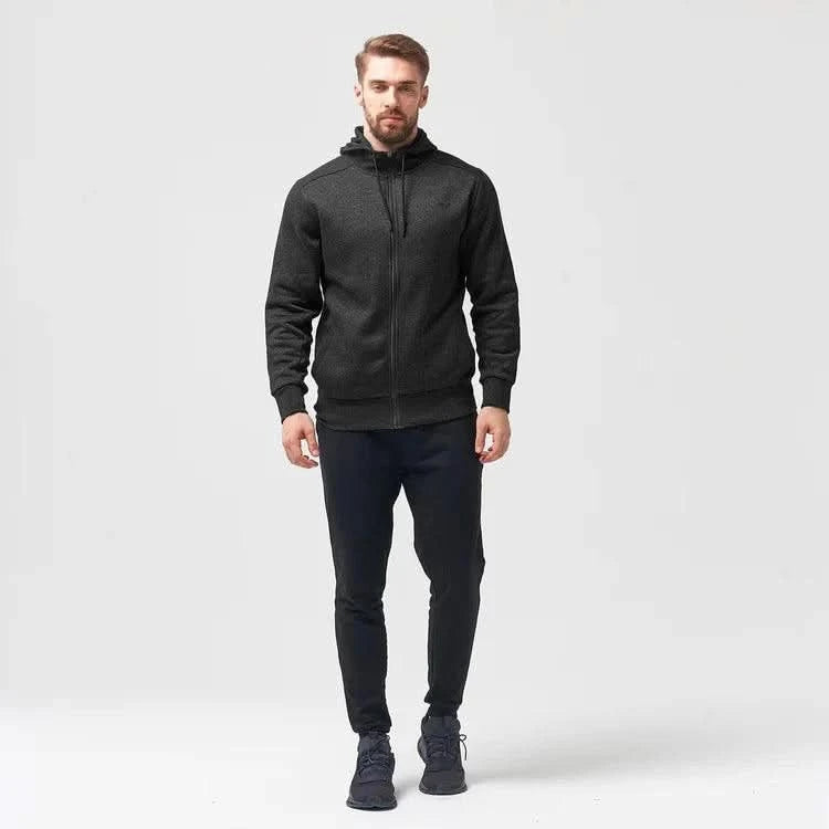 Hettupeysa - hettupeysur - herra - karlar - íþróttaföt - íþróttafatnaður - æfingaföt - æfingafatnaður - ræktarföt - SQUATWOLF - Ludus.is - Afþreyingarfatnaður - Afþreyingarföt#litur-color_charcoal