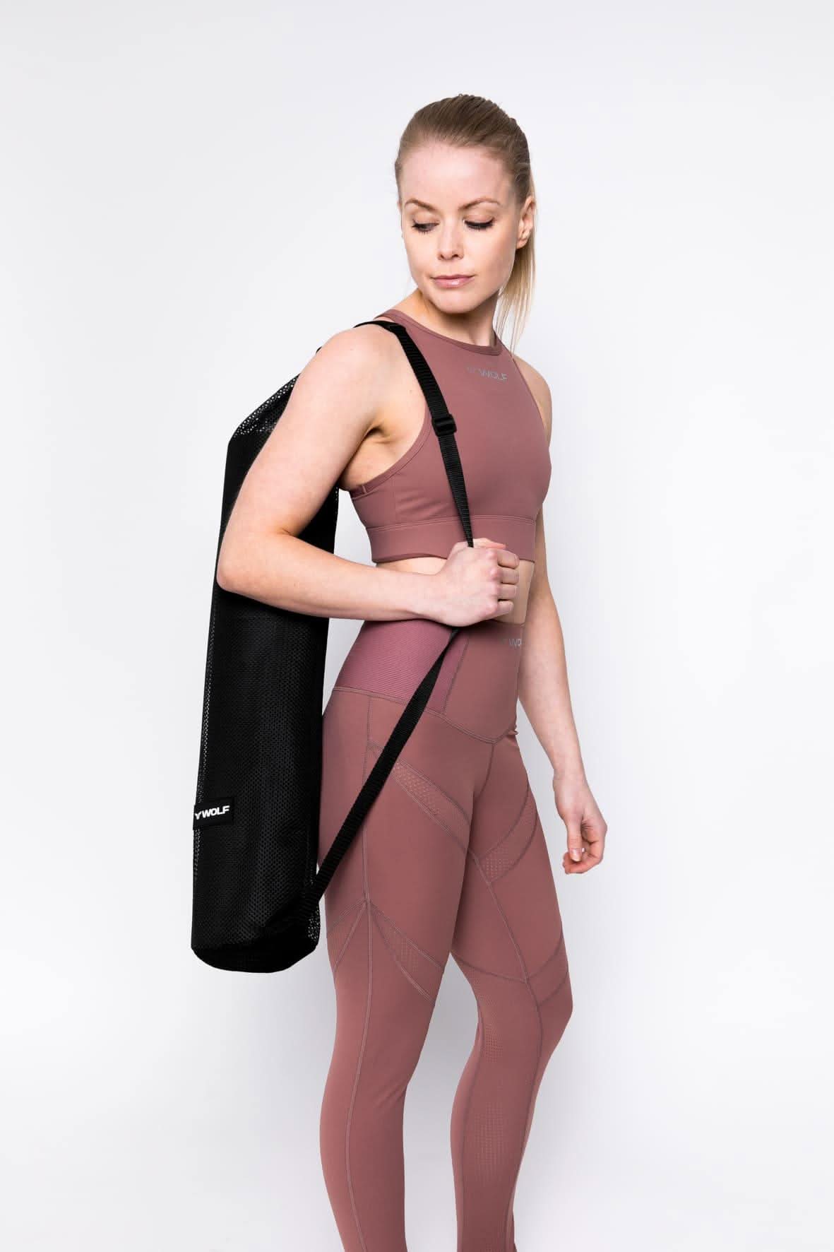 Jóga - jógadýna - jógadýnur - yoga - íþróttavörur - íþróttavöruverslun - SQUATWOLF - Ludus.is - Squat - Wolf #litur-color_onyx