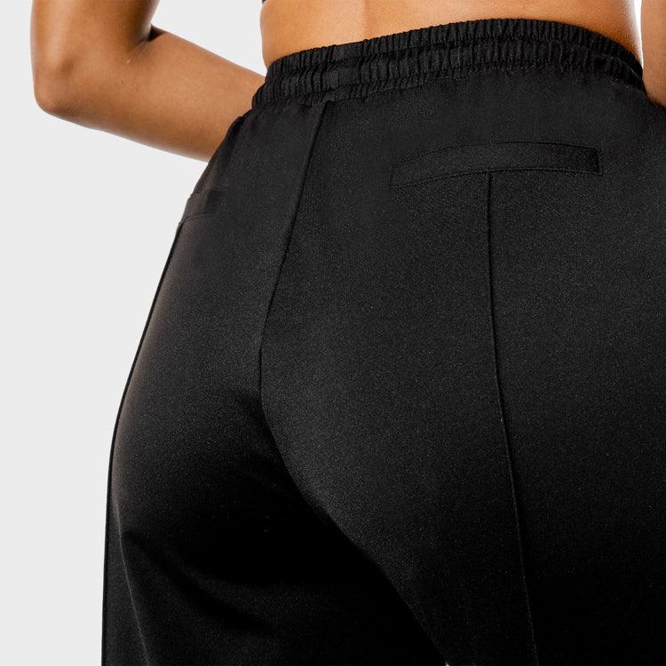 Joggingbuxur - konur - íþróttaföt - íþróttafatnaður - æfingaföt - æfingafatnaður - ræktarföt - Fitness - Afþreyingarföt - Síðbuxur - dömur- Squatwolf - Afþreyingarfatnaður - Fitness - víðar - joggingbuxur - Ludus.is #litur-color_black