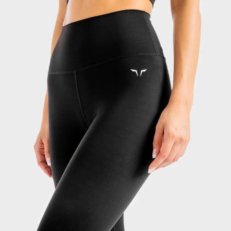 Leggings-konur-leggings-uppháar-í-mittið-íþróttaföt-íþróttafatnaður-æfingaföt-æfingafatnaður-ræktarföt-svartar-Core-Agile-leggings