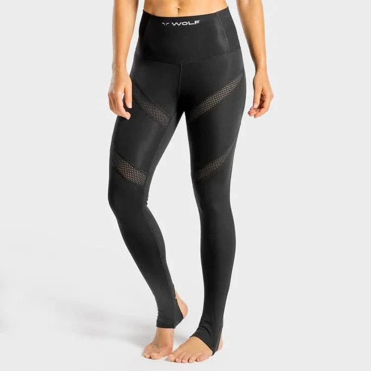 Leggings-konur-leggings-uppháar-í-mittið-íþróttaföt-íþróttafatnaður-æfingaföt-æfingafatnaður-ræktarföt- bleikar - leggings - SQUATWOLF - Ludus.is - íþróttavöruverslun