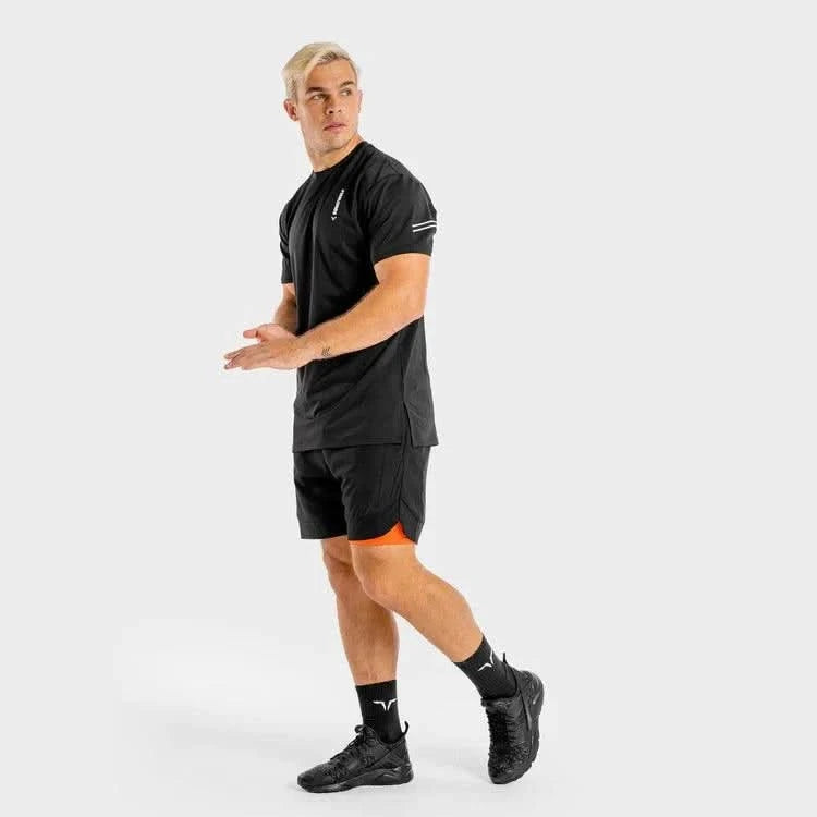 Sokkar - Íþróttasokkar - konur - karlar - íþróttaföt - íþróttafatnaður - æfingaföt - æfingafatnaður - ræktarföt - Squat Wolf - SQUATWOLF - Ludus.is - Core - svartir íþróttasokkar -100% bómull#litur-color_onyx