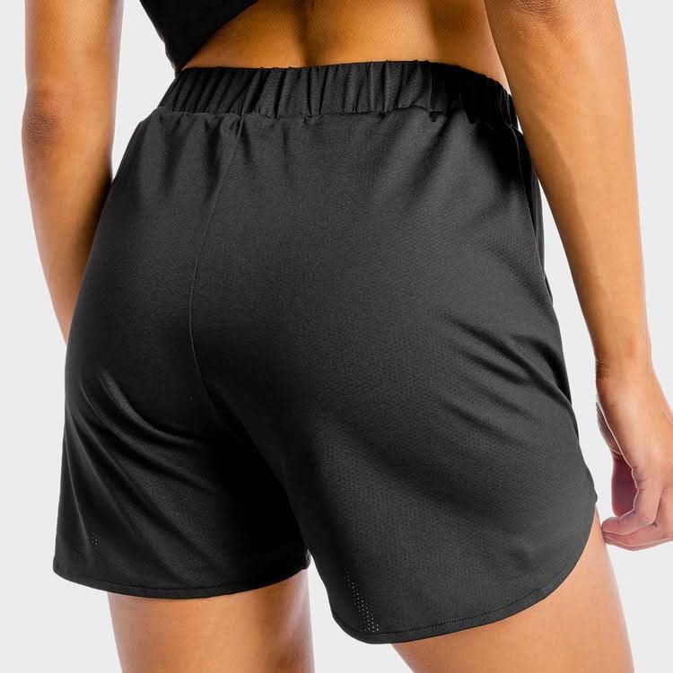 Stuttbuxur - konur - kvenna - dömur - Íþróttaföt - íþróttafatnaður - Æfingaföt - Æfingafatnaður - ræktarföt - SQUATWOLF - íþróttavöruverslun - Ludus.is - svartar - Crossfit - hlaup