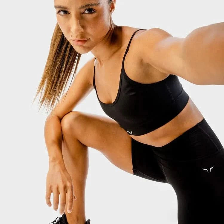 Stuttbuxur - konur - kvenna - dömur - Íþróttaföt - íþróttafatnaður - Æfingaföt - Æfingafatnaður - ræktarföt - SQUATWOLF - Ludus.is - svartar - Crossfit - hlaup. #litur-color_onyx