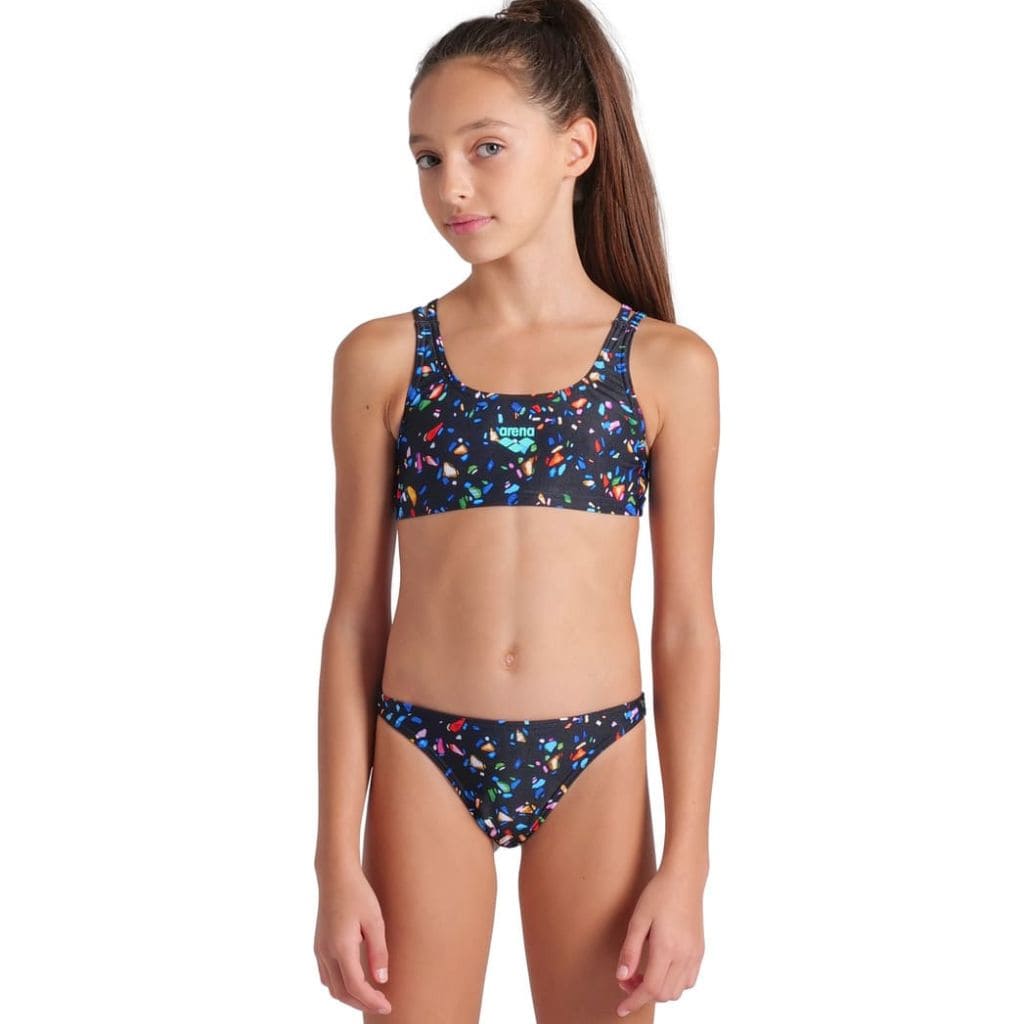 Bikini barna / bikiní fyrir börn hjá Ludus.is. Mynd sýnir barn / stelpu í bikiní frá Arena