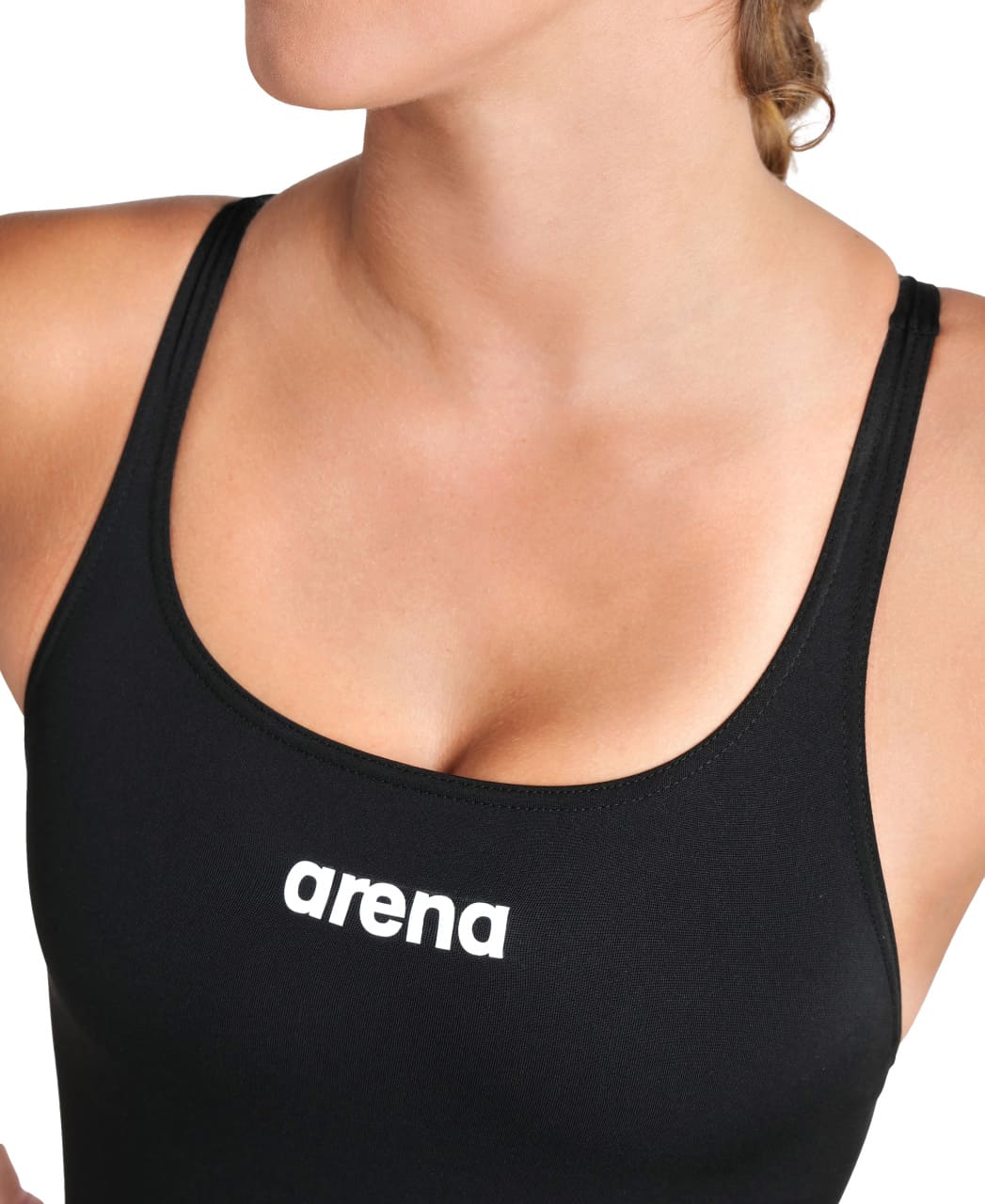 Arena Women's Team One Piece Swimsuit Swim Pro Solid - Black