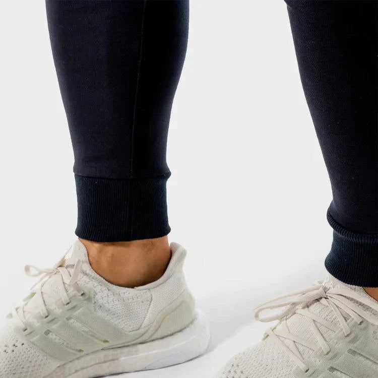 Joggingbuxur - íþróttaföt - herra - karlar - íþróttafatnaður - æfingaföt - æfingafatnaður - ræktarföt - ræktarfatnaður - world - class - bláar - SQUATWOLF - Ludus.is