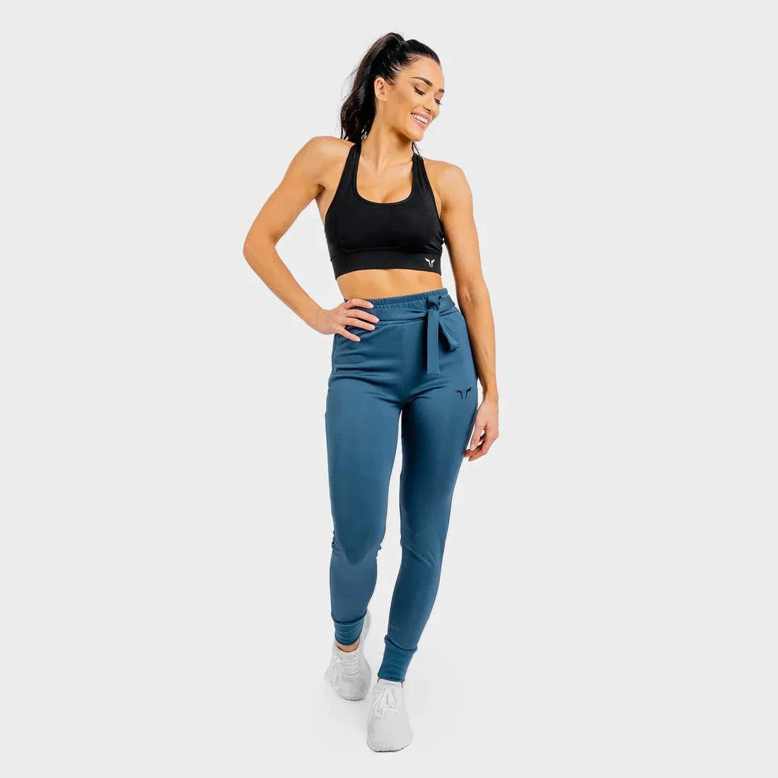Joggingbuxur - konur - bláar - íþróttaföt - íþróttafatnaður - æfingaföt - æfingafatnaður - world class - ræktarföt - She-Wolf - Do-Knot - SQUATWOLF - Ludus