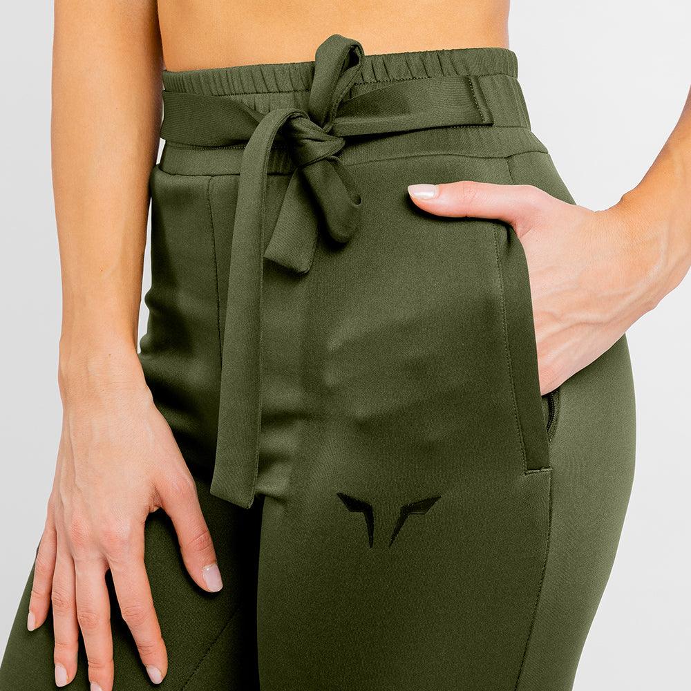 Joggingbuxur - konur - íþróttaföt - konur - íþróttafatnaður - æfingaföt - æfingafatnaður - world class - ræktarföt - She-Wolf - Do-Knot - grænar - SQUATWOLF - Ludus