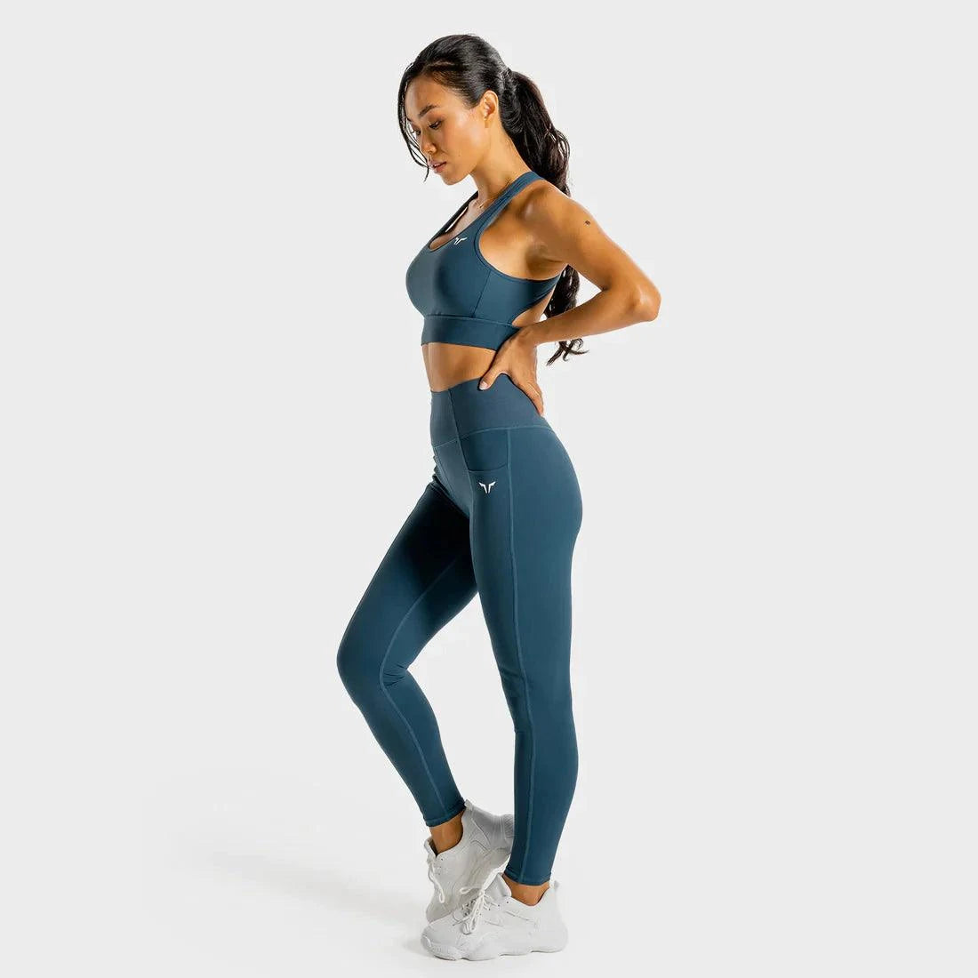 Leggings - íþróttaföt - konur - Æfingaföt - íþróttafatnaður - æfingafatnaður - Squatwolf - Core - uppháar - leggings - Core - Leggings - háar - í - mittið - íþróttavöruverslun - Ludus.is