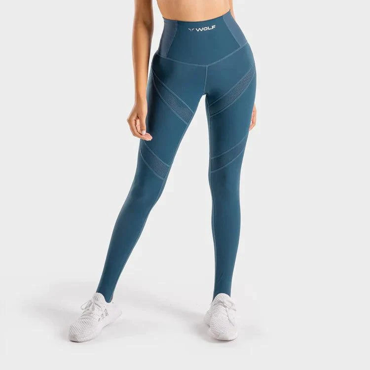 Leggings-konur-leggings-uppháar-í-mittið-íþróttaföt-íþróttafatnaður-æfingaföt-æfingafatnaður-ræktarföt- bleikar - leggings - SQUATWOLF - Ludus.is - íþróttavöruverslun