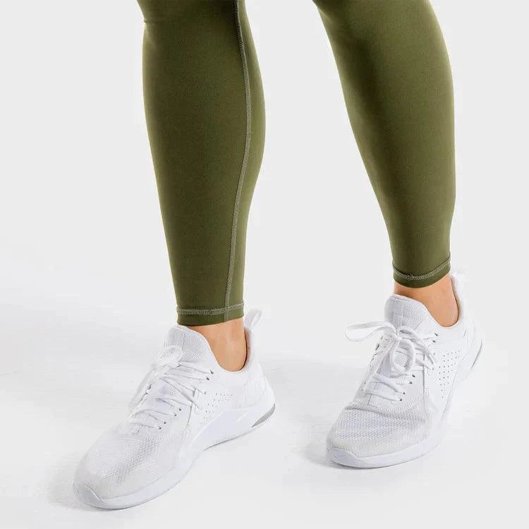 Leggings-konur-leggings-uppháar-í-mittið-íþróttaföt-íþróttafatnaður-æfingaföt-æfingafatnaður-ræktarföt-svartar-Flux-leggings-grænar-world-class-íþróttavöruverslun-Ludus.is