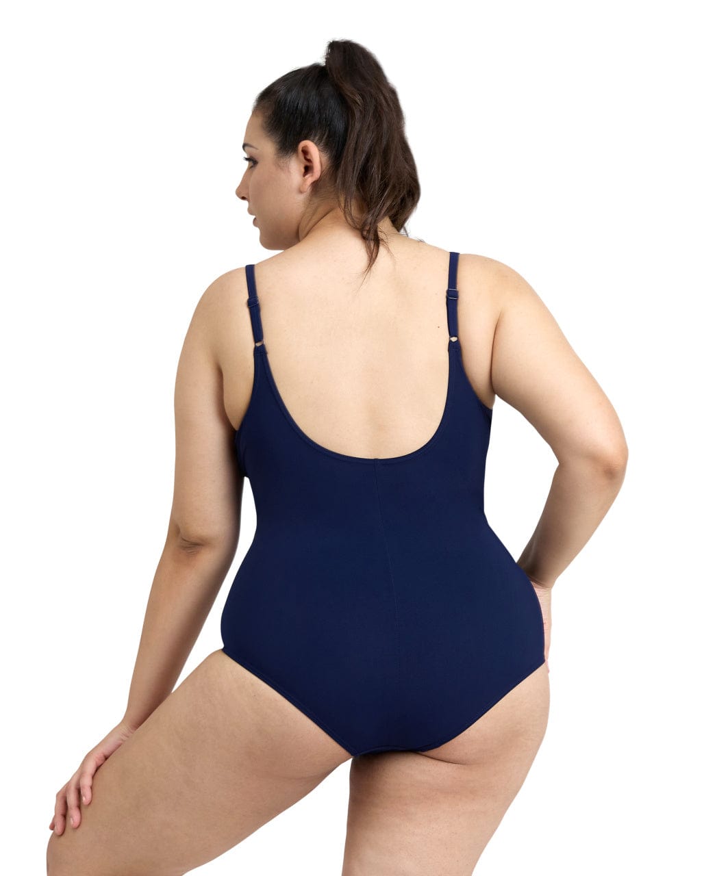 Plus-Size-sundfatnaður-Sundbolur--Arena-sundbolir - sundföt - sundffataverslun - svartur - Manuela - íþróttavöruverslun - Ludus.is - swimwear - Reykjavík - ísland - Iceland