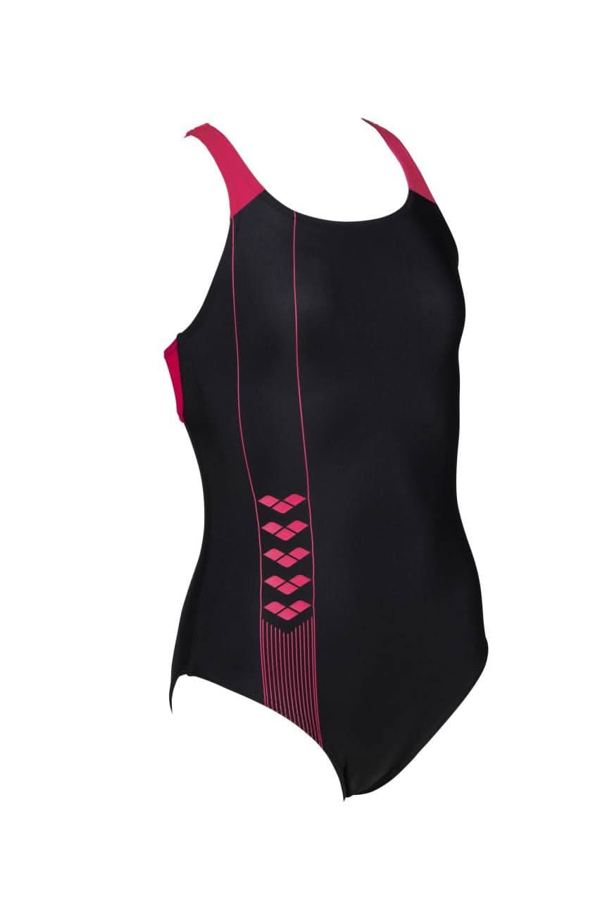 Sundbolur - Arena - svartur - sundbolir - stelpur - stúlkur - börn - sundföt - sundfatnaður - sundffataverslun - Solid - Pro - íþróttavöruverslun - Ludus.is - swimwear - Reykjavík - ísland - Iceland