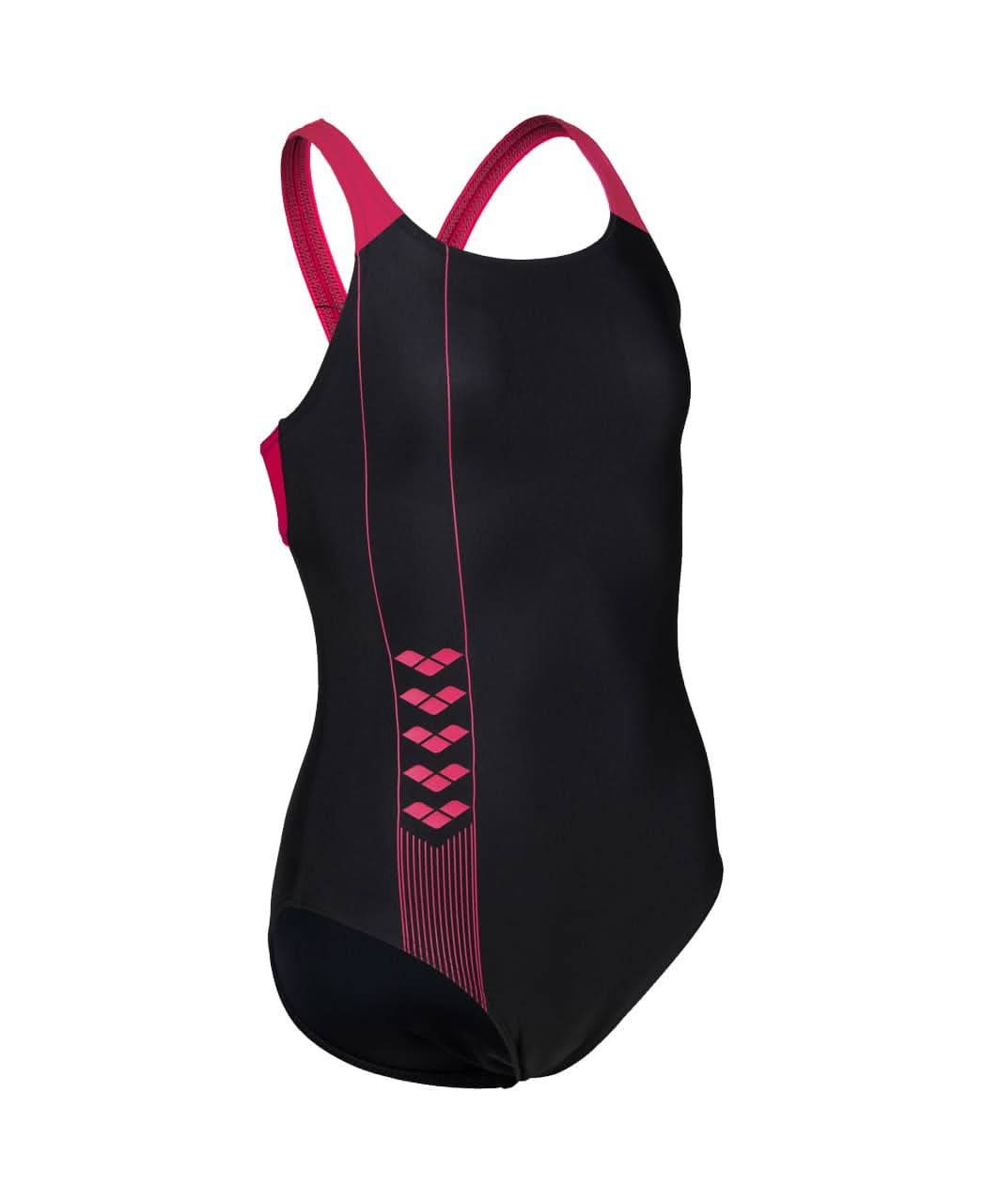 Sundbolur - Arena - svartur - sundbolir - stelpur - stúlkur - börn - sundföt - sundfatnaður - sundffataverslun - Solid - Pro - íþróttavöruverslun - Ludus.is - swimwear - Reykjavík - ísland - Iceland