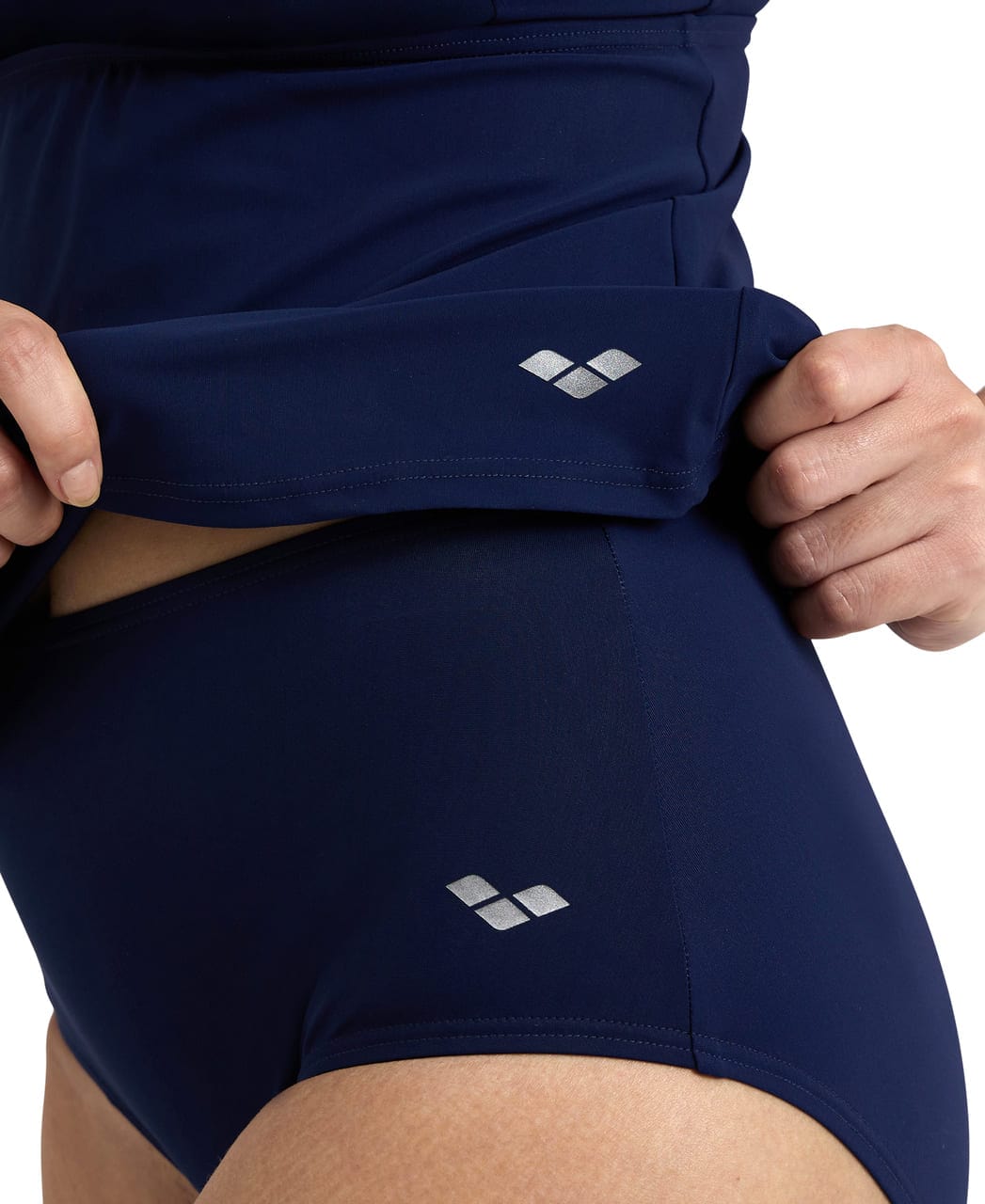 Tankini-sundföt-blátt-Arena-sundfatnaður-sundffataverslun-svart-Manuela-íþróttavöruverslun-Ludus.is-swimwear-Reykjavík-Ísland-Iceland