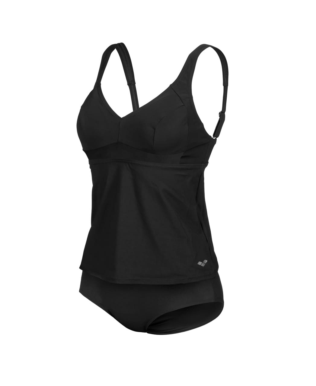 Tankini-sundföt-Arena-sundfatnaður-sundffataverslun-svart-Manuela - íþróttavöruverslun - Ludus.is - swimwear - Reykjavík - ísland - Iceland