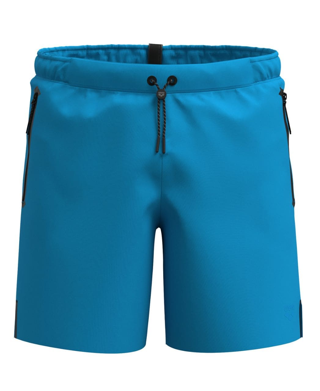 Túrkísbláar Arena Evo Side Zip Pockets Beach Boxer sundbuxur fyrir herra, vörumynd að framan