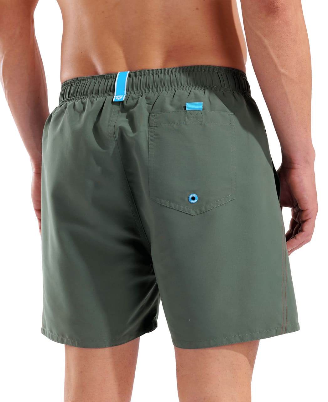 Men’s Swim Trunks Arena Beachwear Fundamentals R Boxer - Sage-Red