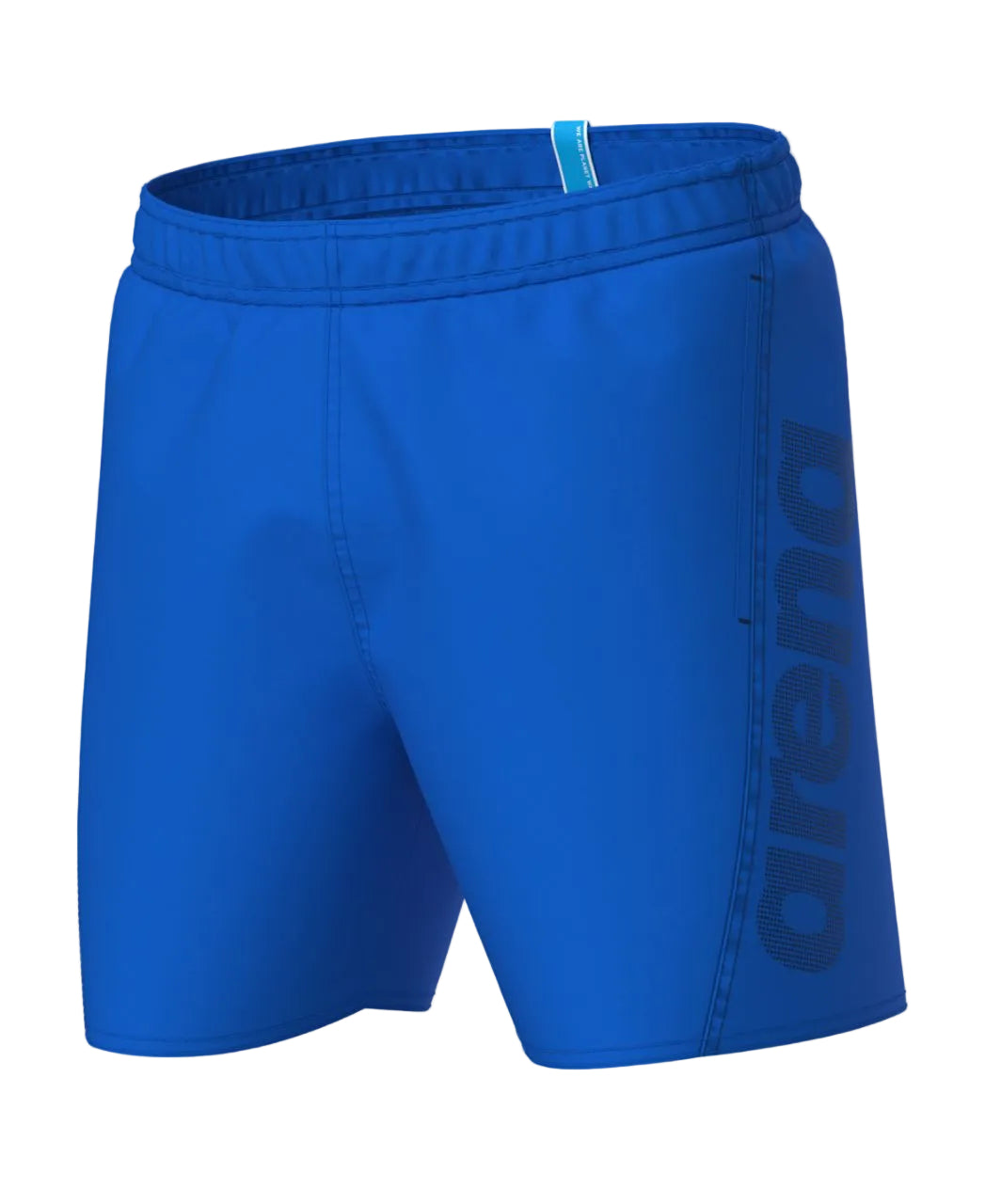 Fundamentals sundbuxur fyrir herra í fallegum kóbaltblálum lit með dökkbláu stóru lógó. Vönduð sundföt fyrir karla frá Arena