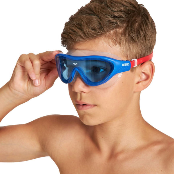 Sundgrímur-Sundgríma-börn-sundgleraugu-barna-Arena-sundvörur-Krakkasundgleraugu-bleik-krakkar-stelpur-krakkar-strákar-The-One-Mask-Swimming-gear-equipment