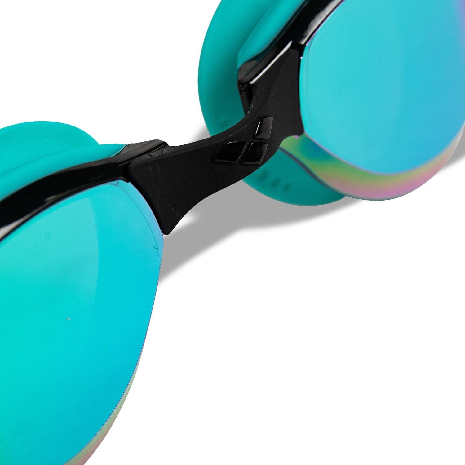 Þríþrautargleraugu-Sundgleraugu-Arena-unisex-konur-karlar-fullorðnir-svört-Cobra-Thriathlon-Swipe-Mirror