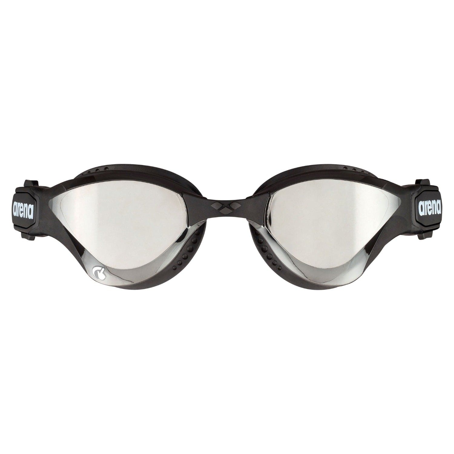 Þríþrautargleraugu-Sundgleraugu-Arena-unisex-konur-karlar-fullorðnir-svört-Cobra-Thriathlon-Swipe-Mirror