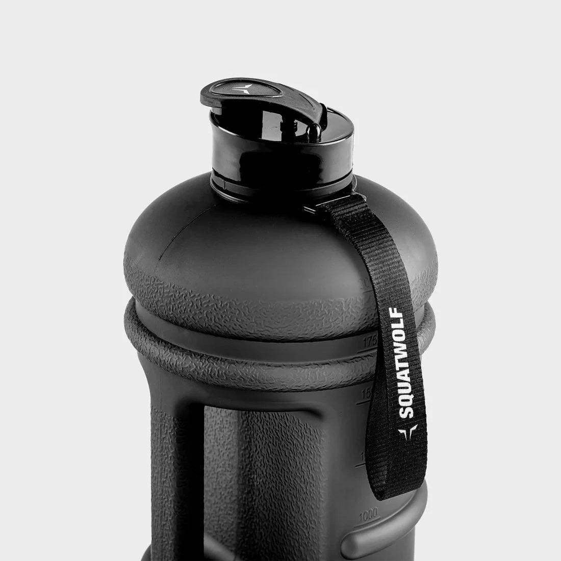 Half Gallon vatnsbrúsi - Svartur - Ludus.is