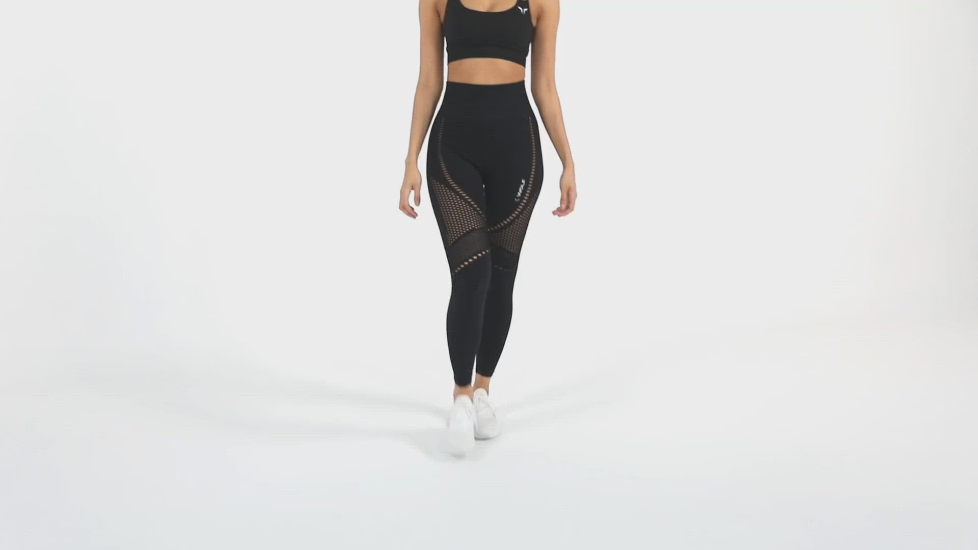 Íþróttaföt - Saumlausar leggings - Squatwolf - Evolve Meta uppháar leggings - Íþróttafatnaður - Ludus.is #litur-color_black