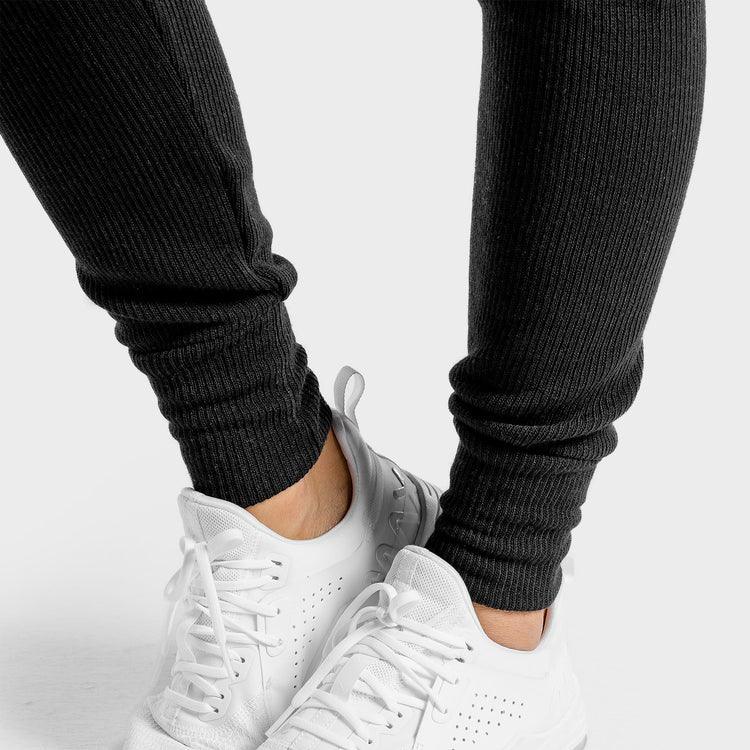 Joggingbuxur - konur - íþróttaföt - konur - íþróttafatnaður - æfingaföt - æfingafatnaður - world class - ræktarföt - Luxe - svartar - vefverslun #litur-color_onyx