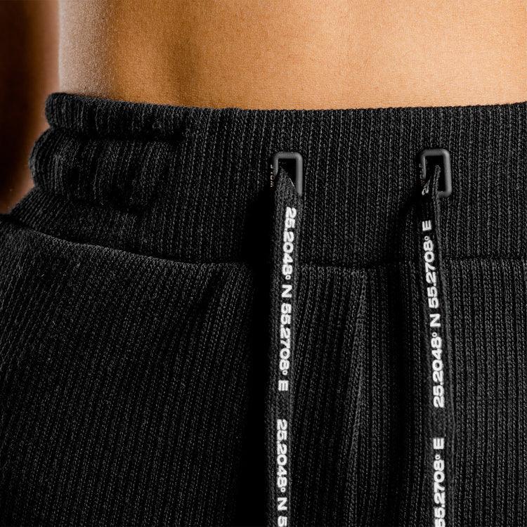 Joggingbuxur - konur - íþróttaföt - konur - íþróttafatnaður - æfingaföt - æfingafatnaður - world class - ræktarföt - Luxe - svartar - vefverslun #litur-color_onyx