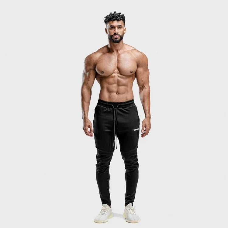 Joggingbuxur - íþróttaföt - karlar - herra -Squatwolf - Warrior joggingbuxur - æfingaföt - íþróttafatnaður - æfingafatnaður #litur-color_black
